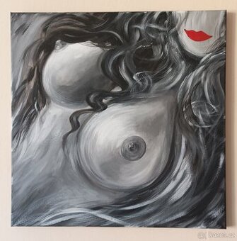 Akt 50x50, DOPRAVA ZDARMA