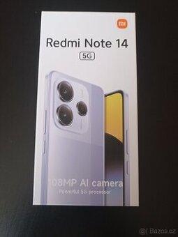 Xiaomi redmi note 14 5G 8/256GB TOP STAV
