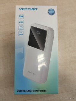 NOVÁ powerbanka Vention 20000mAh 22,5W - 1