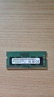 Operační paměť na notebook 4gb RAM sodimm 3200mhz ddr4