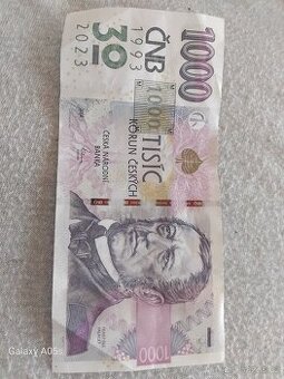 Výroční bankovka 1000