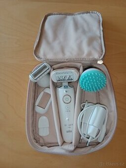 Braun Silk·épil 9 Flex 9-071 3D, Bílý/Zlatý