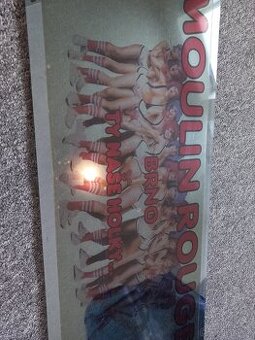 Moulin Rouge, zrcadlo/sklo tisk