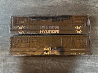 Podložky pod RZ - SPZ Hyundai nebo KIA- sada 2ks