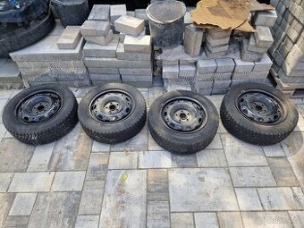 Plechy R14 roztec 5x100 original Škoda Fabia