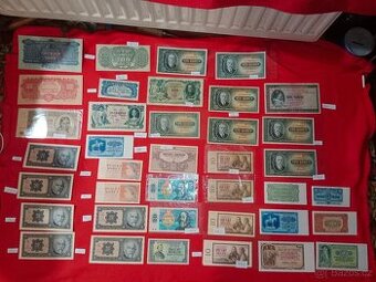 České a Československé bankovky 117 ks celkem