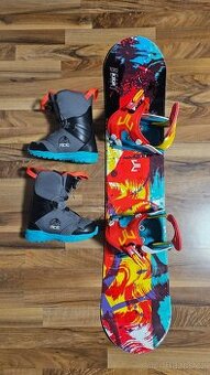 Dětský snowboard komplet