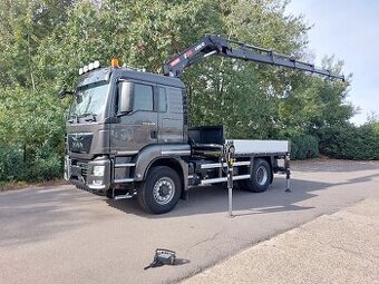 MAN TGS 18.320 4x4H - valník s hydraulickou rukou