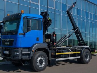 MAN TGM 18.290 4x4 NOSIČ KONTEJNERU S RUKOU