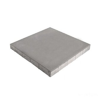 Velkoplošná zámková dlažba 40x40 šedá natural