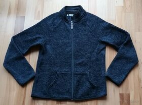 Teplý svetr zn. Tchibo, vel. 158/164, tmavě modrá až šedá