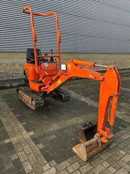 Minibagr Kubota U10 s nulovým přesahem zádě