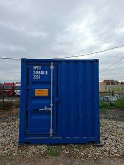 Modrý lodní kontejner 20\' se 3 dveřmi – flexibilní