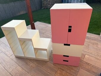 Dětská skříň IKEA Stuva + skříň na plastové pořadače
