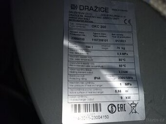 Kombinovaný bojler 200l Dražice