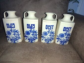 Keramické džbány ocet a olej