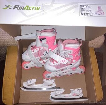 Dívčí brusle velikost 26-29