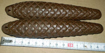 starožitná závaží na závěsné hodiny kukačky pendlovky