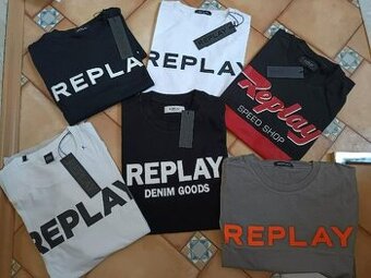 Pánské tričko Replay - L, XL, XXL