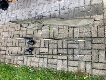 Kaprové pruty 2×prut+2×naviják Starbaits CX 5000