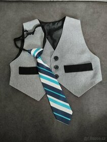 Dětská vesta + kravata H&M - 1