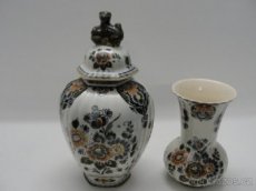 Holandský porcelán - 2 ks váza, Delfts´