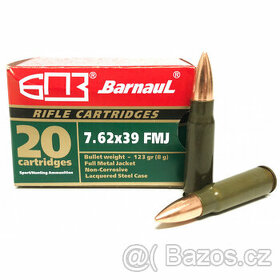 Koupím náboje Barnaul 7,62x39 FMJ