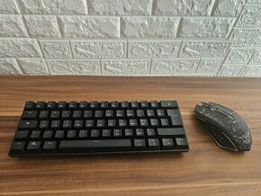 Herní klávesnice a myš