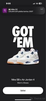 Nike SB x Air Jordan 4 Navy