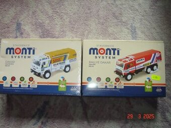 Prodám nové zabalené stavebnice MONTI SYSTÉM Dakar , Tatra a