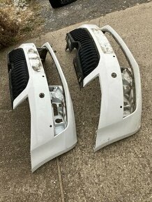 predni naraznik skoda octavia 3 bily maska 4pdc