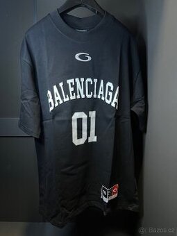 Balenciaga oversized tričko- černé