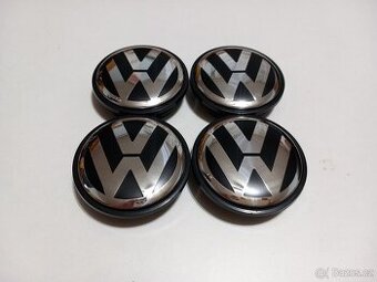 Středové krytky Vw, 65x56mm, chrom logo