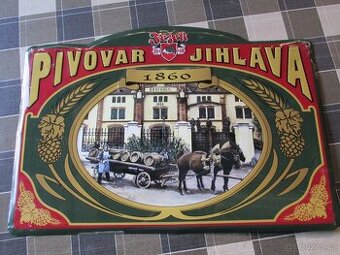Plechová cedule Ježek ( piv. Jihlava)