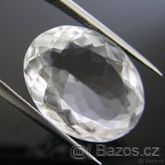 Křemen-křišťál- ovál, modif. bril. - 16,52 ct. - 1