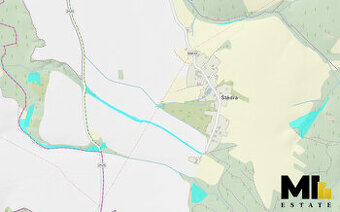 Prodej souboru pozemků, celková velikosti 52 482 m2 vedených - 1