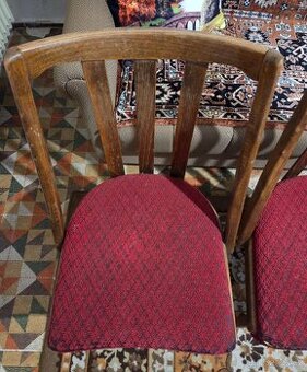 Dřevěné kuchyňské židle (4 ks)