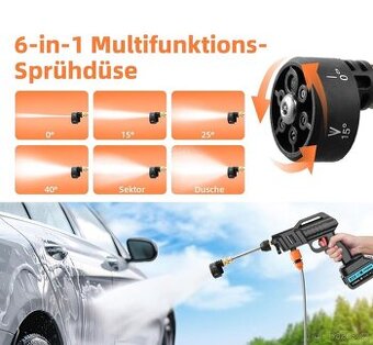 Vysokotlaková myčka pro auto Mini myčka AKU Čistič