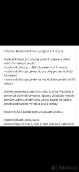 Kolotoč nad postýlku