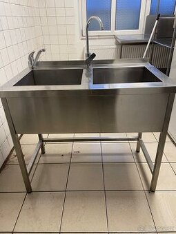 Nerez dvojdřez gastro