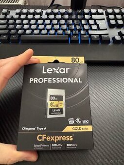 Nový Lexar Pro Gold CFexpress Typ A 80GB