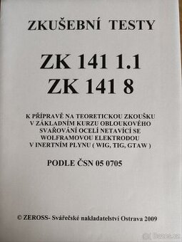 Zkušební testy TIG