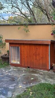 Bouda pro střední plemeno psa, zateplená - zánovní