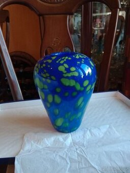 Krásná, stará  barevná váza- Jan Gabrhel