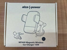 Držák na telefon do auta / nabíječka AlzaPower WF440