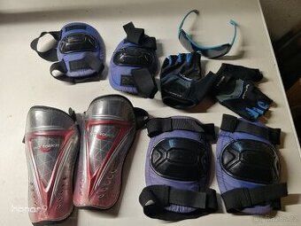 Dětské chrániče, rukavice, vesta, brýle, vybava