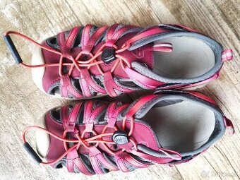 AlpinePro letní treková obuv dívčí, vel.33, fialovo-růžové