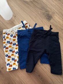 Chlapecké tepláky 3ks 3-6 měsíc