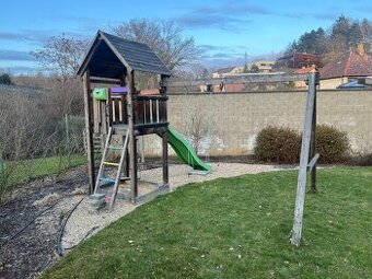 Starší verze Dětské hřiště HONZÍK PLUS s houpačkovým modulem
