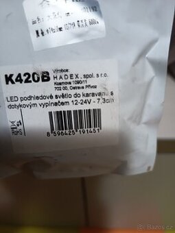 Osvětlení a anténa do karavanu a obytného ,12v